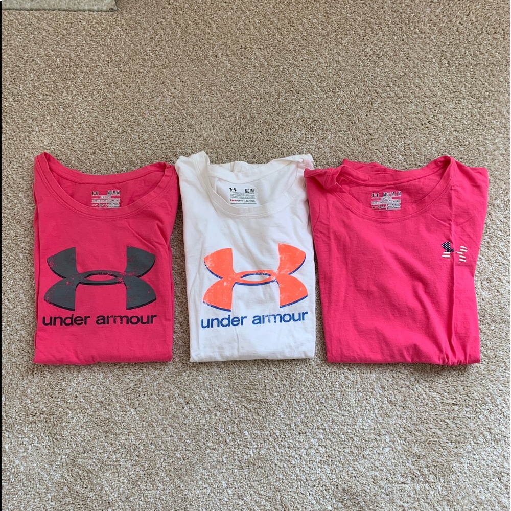 Under Armor Heat Gear t-shirts